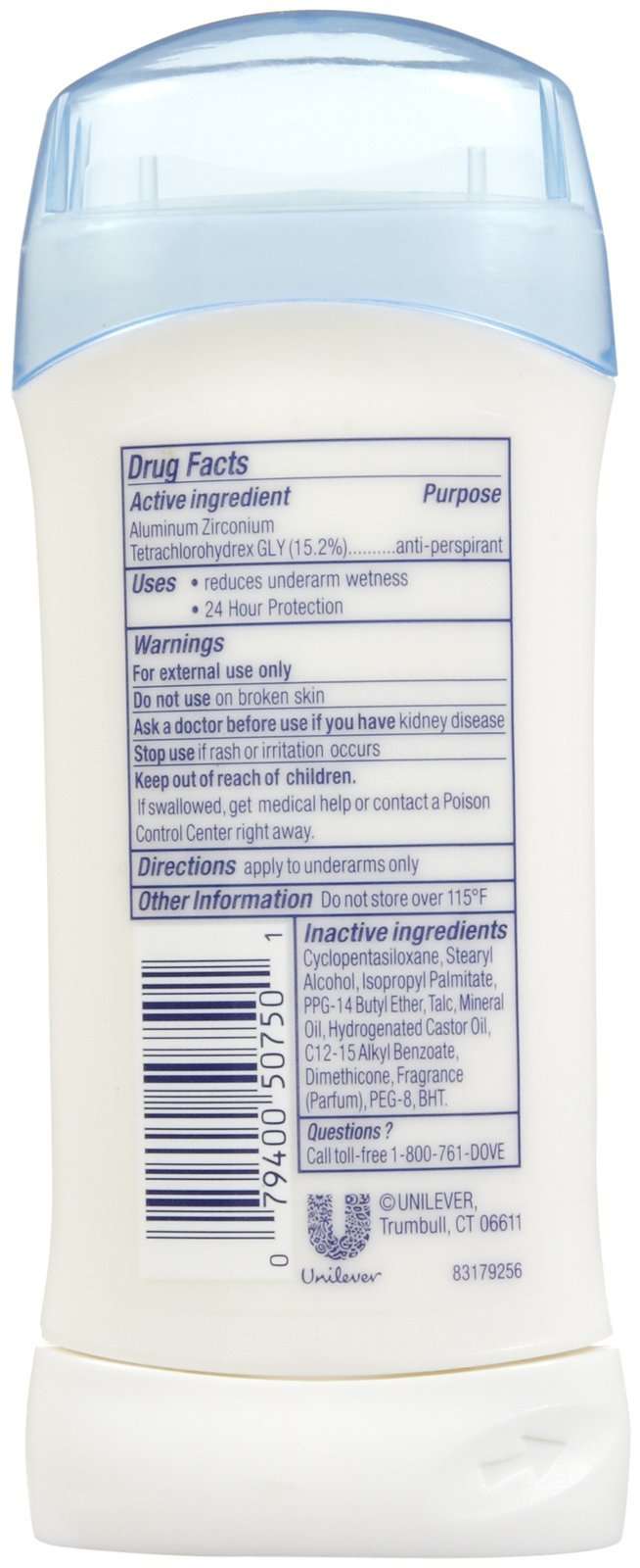 Dove Invisible Solid Deodorant, Fresh - 2.6 oz - 3 pk - Image 2