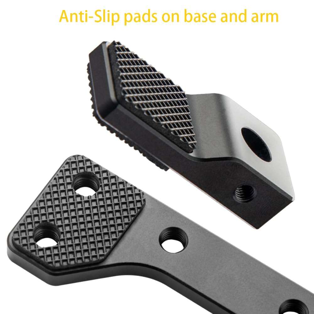 GPU Support Bracket, GPU Holder Stand, Adjustable GPU Sag Bracket Graphics Card Support for 12cm Fan Mount CNC Aluminum (0.63-6.3inch) - Image 5