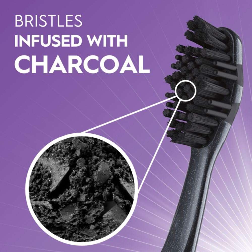 Oral-B Charcoal Toothbrushes, Medium 2ct - Image 3