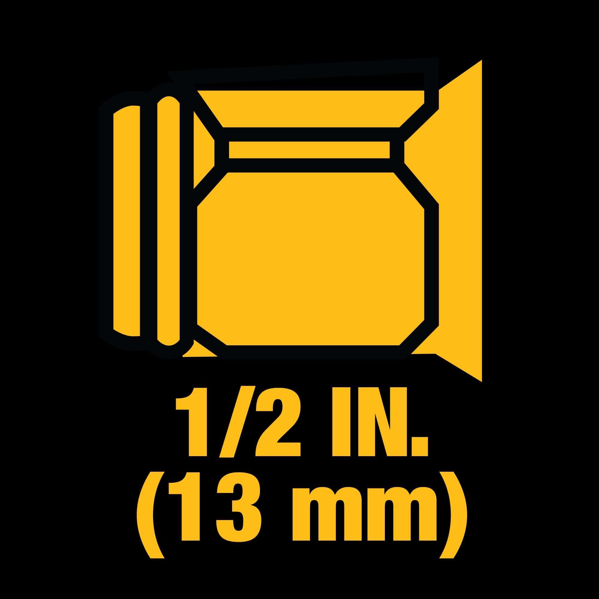 DEWALT 20V MAX Cordless Impact Wrench Kit, 20V MAX, 1/2" Hog Ring With 4-Mode Speed, Includes Battery, Charger and Kit Bag (DCF900P1) - Image 6