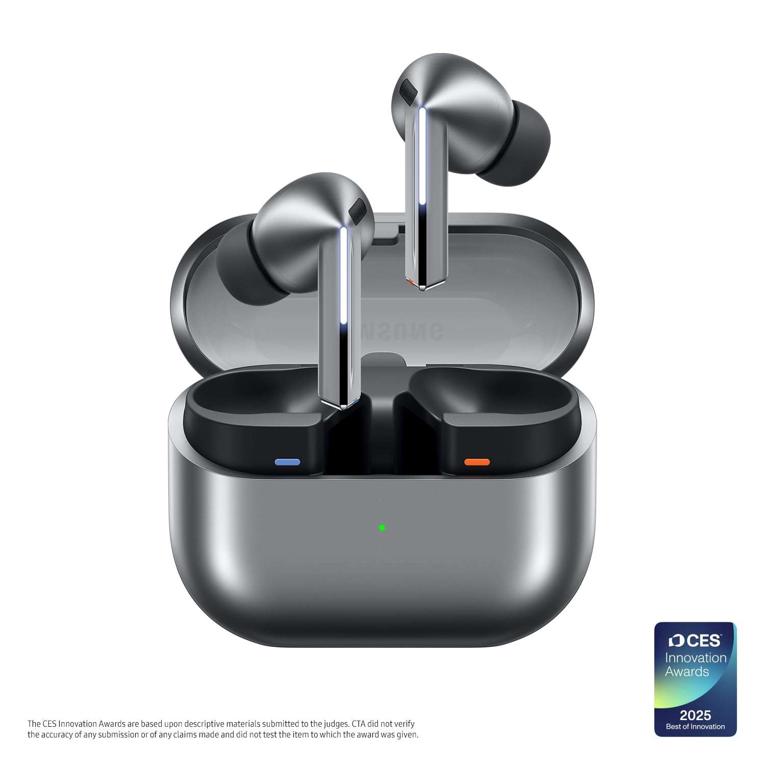 Samsung Galaxy Buds 3 Pro AI True Wireless Bluetooth Earbuds, Noise Cancelling, Sound Optimization, Redesigned Comfort Fit, Silver [US Version, Amazon Exclusive, 2Yr Warranty] - Image 1