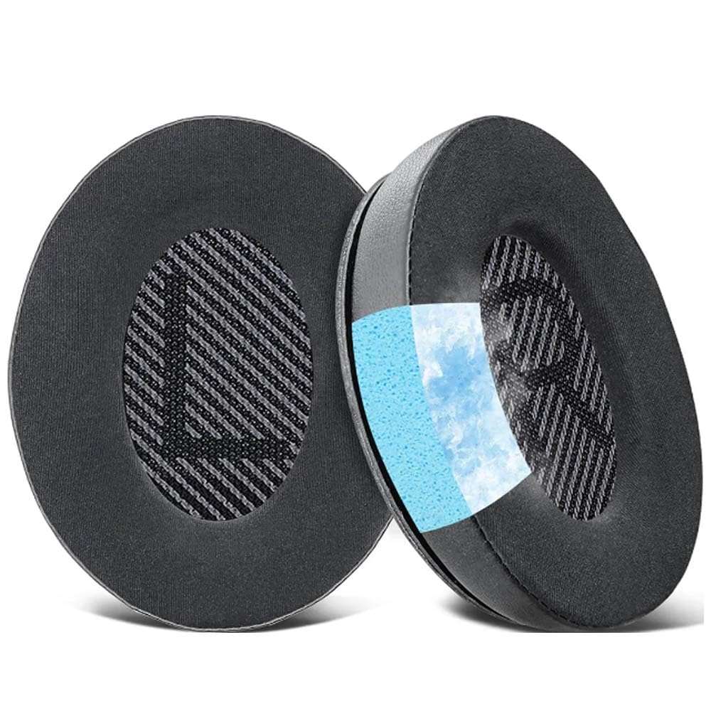 Q30/Q35 Earpadss, Cooling-Gel Bose QC35 Replacement Ear Pads,Earpads for Bose QuietComfort 35 (QC35) & Quiet Comfort 35 II Headphones, Noise Isolation Foam, Added Thickness Ear Pads Cushions - Image 1