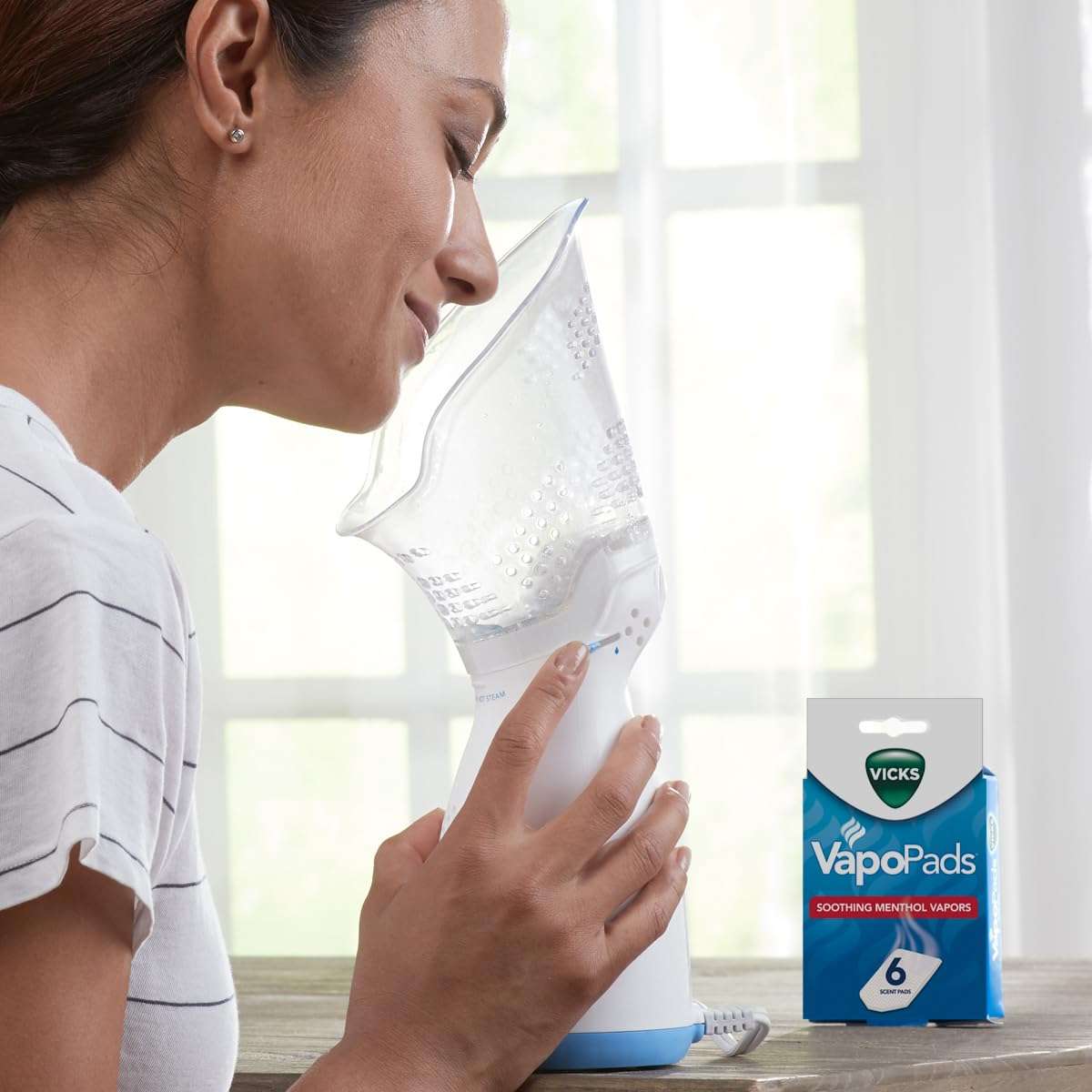 Vicks VapoPads– Soothing Menthol Vapor Pads for Vicks Humidifiers, Vaporizers, Waterless Vaporizers, and Plug-Ins, VSP-19, 6 Count (Pack of 1) - Image 8