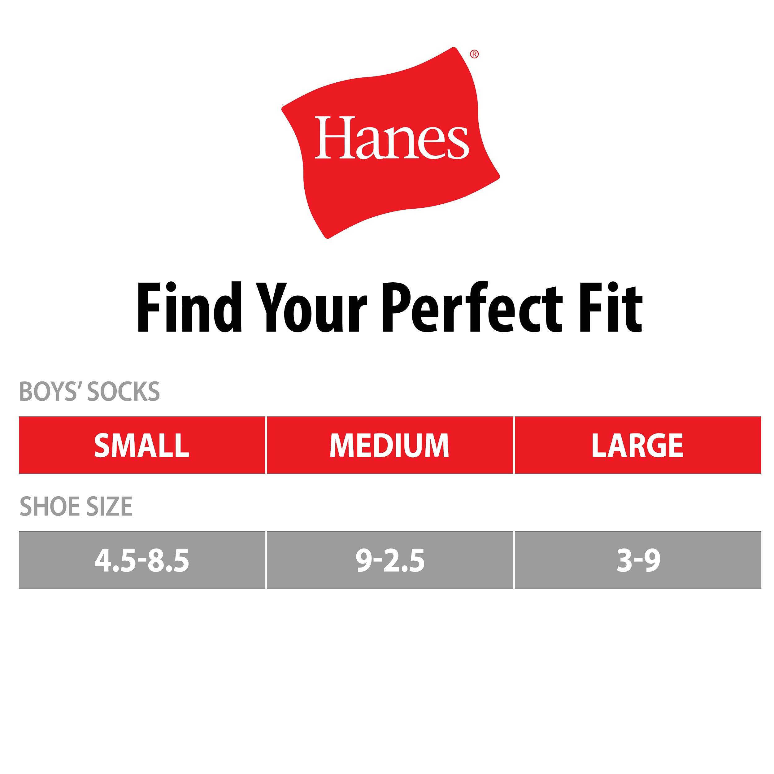 Hanes Boys' Socks, Double Tough Cushioned Ankle and No Show, 12-Pair Packs - Image 4