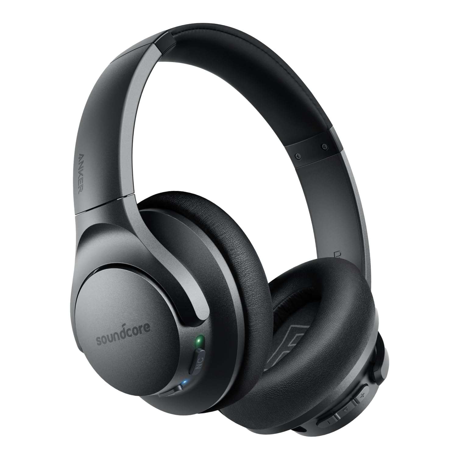 Soundcore Anker Life Q20 Hybrid Active Noise Cancelling Headphones, Wireless Over Ear Bluetooth Headphones, 60H Playtime, Hi-Res Audio, Deep Bass, Foam Ear Cups, Travel, Office, USB-C Charging - Image 1