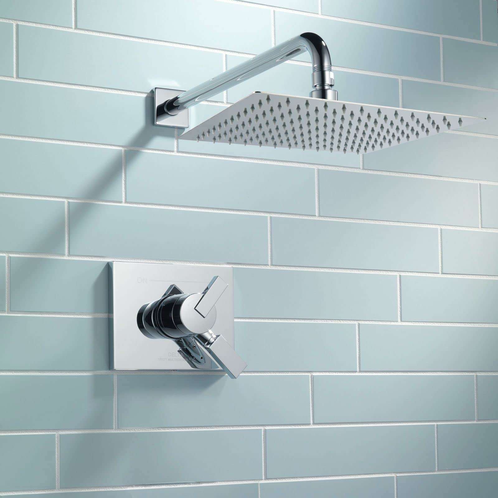 Voolan Rain Shower Head - High Flow Large Rainfall Shower Heads Made of Stainless Steel - Waterfall Bathroom Square Showerhead - Ceiling or Wall Mount (12" Chrome) - Image 2