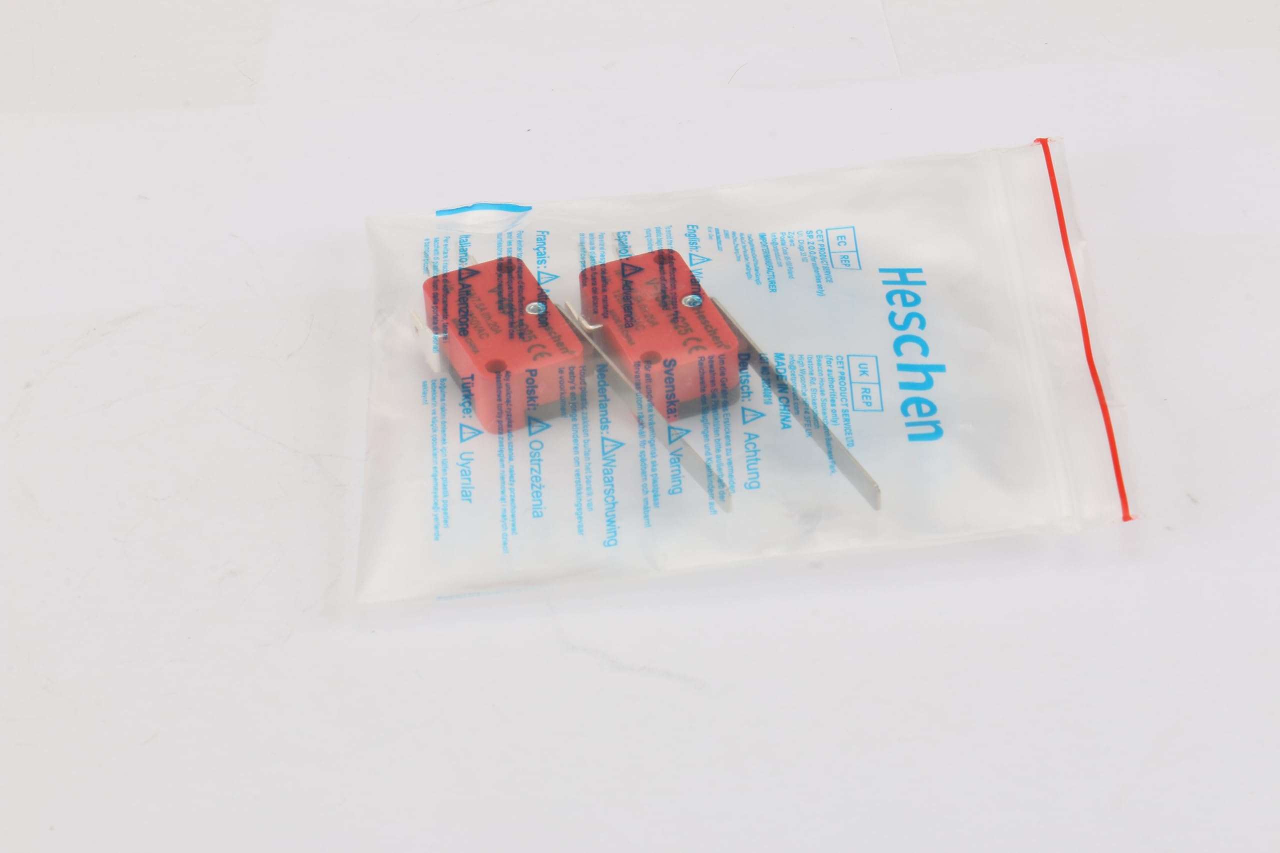 Heschen Micro Switch, V-153-1C25, SPDT, Long Hinge Lever, 20A 250VAC, 2 Pack - Image 15