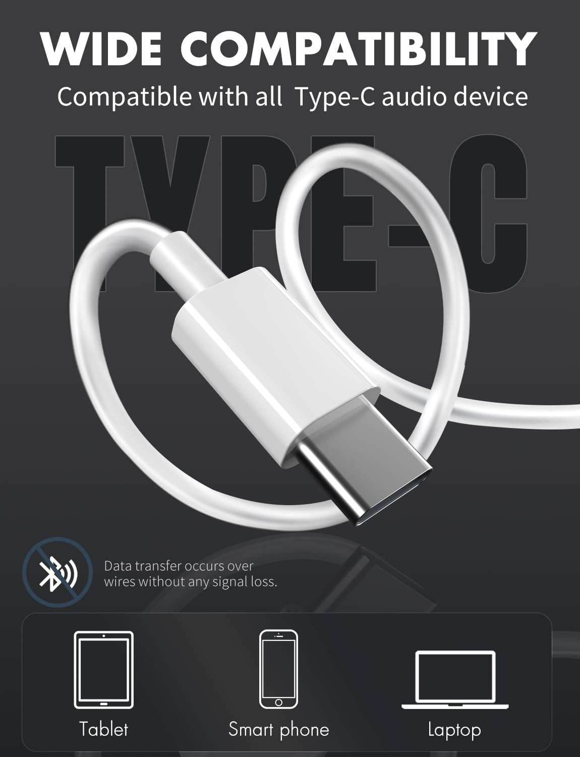 Antool USB C Headphones, 【Ultra Clear Calls & no Noise】 Earbuds Wired for iPhone 16/15 USBC Headphones,Compatible with iPhone/Android/Galaxy/iPad【2 Pack】 - Image 2