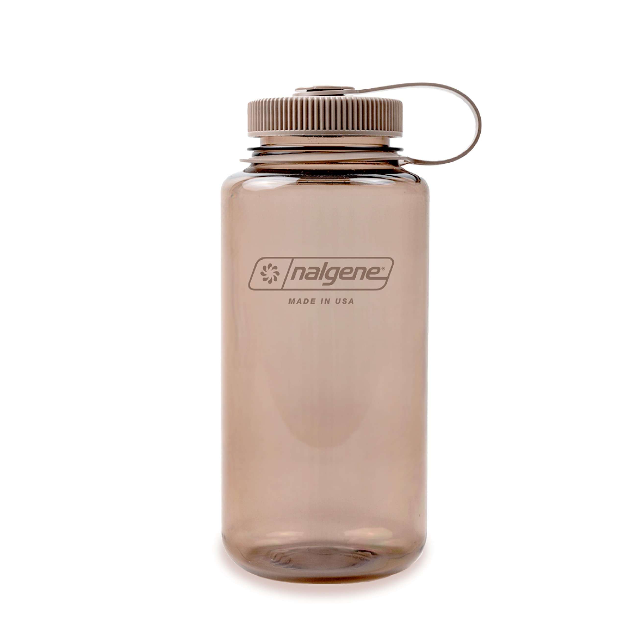 Nalgene Monochrome Water Bottle, BPA-Free Recycled Reusable, 32 oz | Shatterproof | Mocha | for Backpacking, Hiking, Gym - Image 1