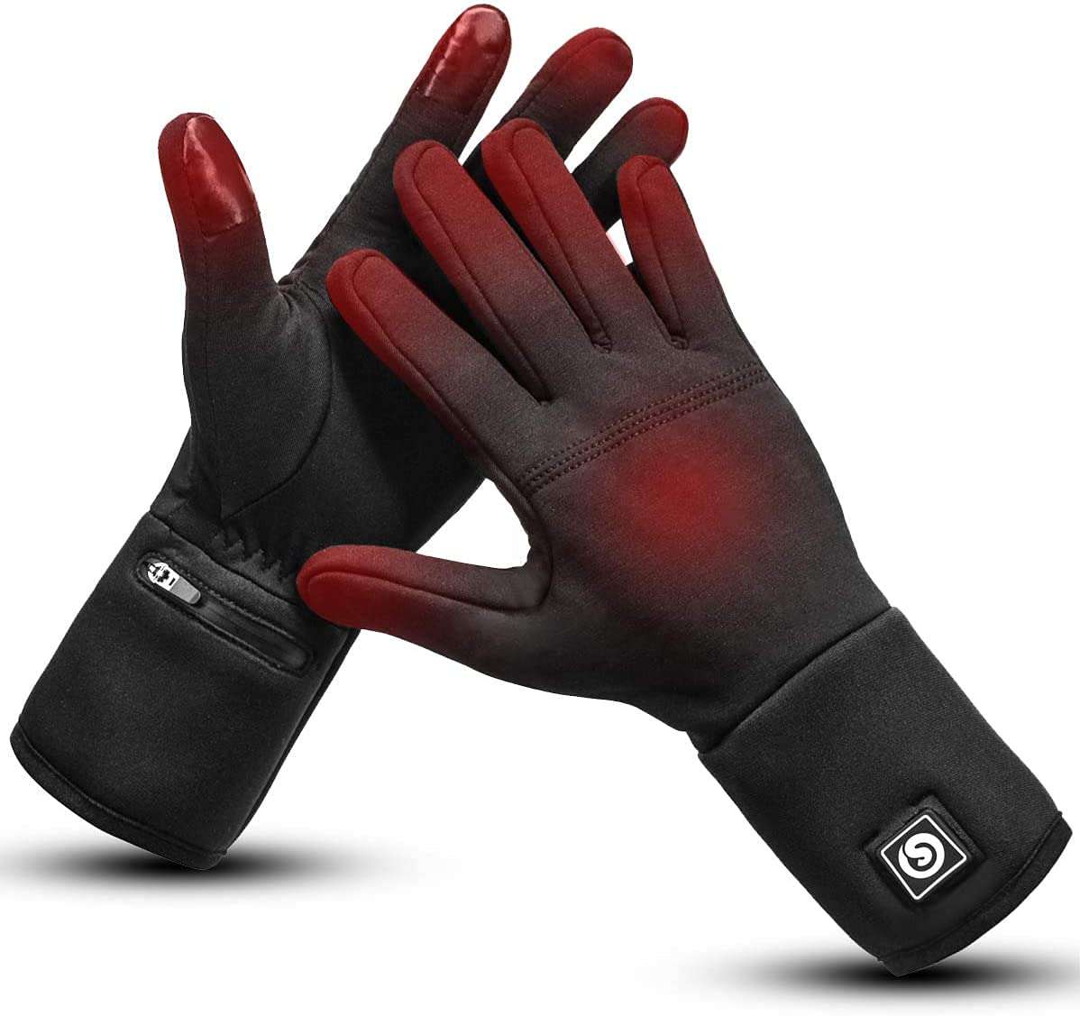 DAY WOLF Heated Glove Liners Electric Gloves for Men Women Rechargeable Battery Hand Warmer for Winter Sports Snow Biking Riding Skiing Cycling Hunting Snowboarding - Image 1