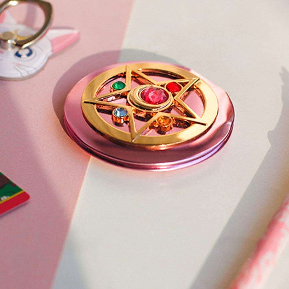 SHOWLOUE Makeup Compact Mirrors, Personal Makeup Mirror Portable Travel Handheld Foldable Double Sided Mirror - Image 7
