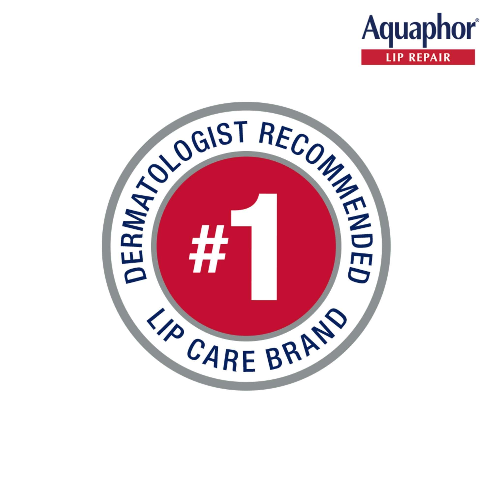 Aquaphor Lip Repair Ointment, Moisturizing Lip Balm Pack, Relieves Dryness, 0.35 Tube, Pack of 2 - Image 3