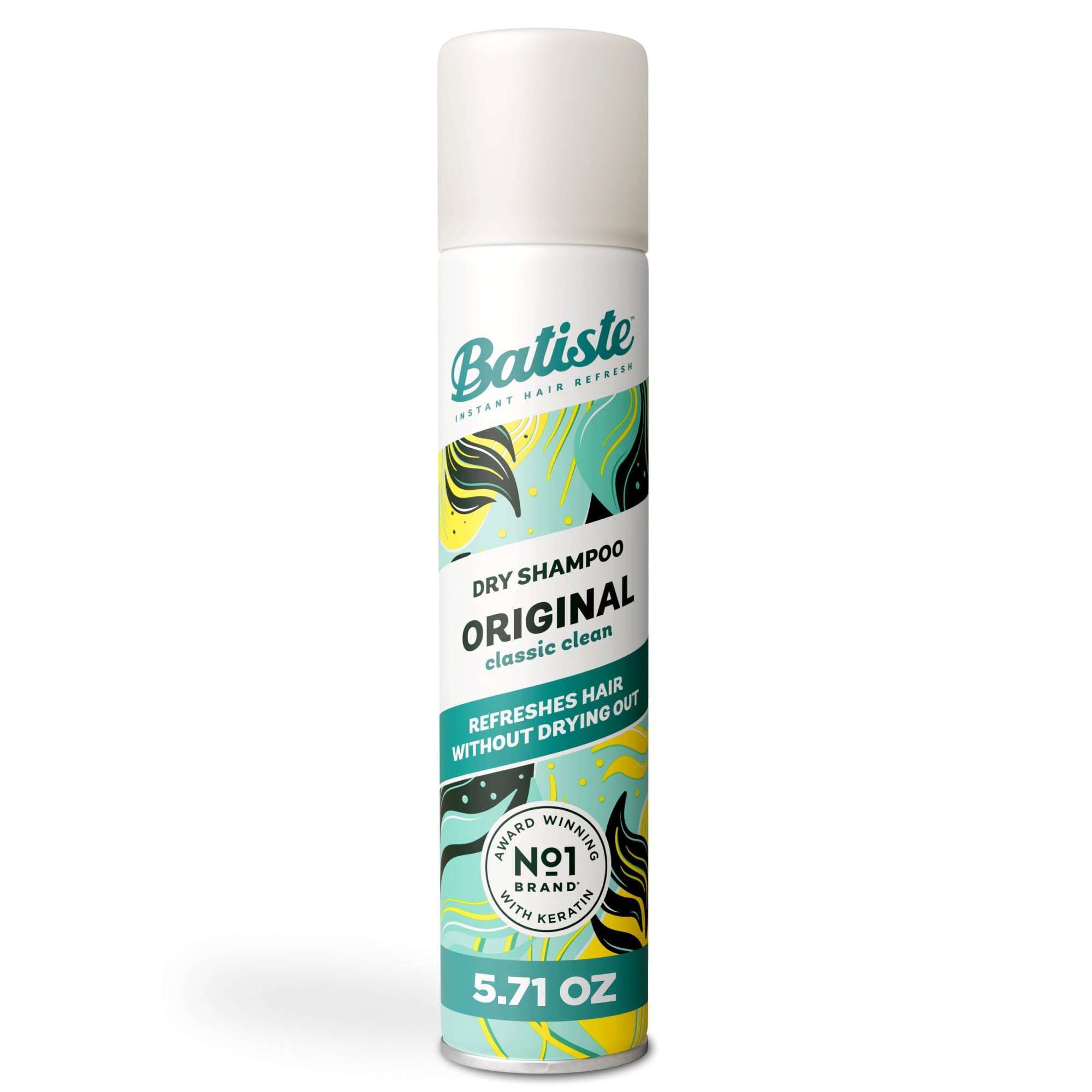 Batiste Dry Shampoo, Original Fragrance Classic Clean, Refresh Hair and Absorb Oil Between Washes, Waterless Shampoo for Added Hair Texture and Body, 5.71 oz - Image 1