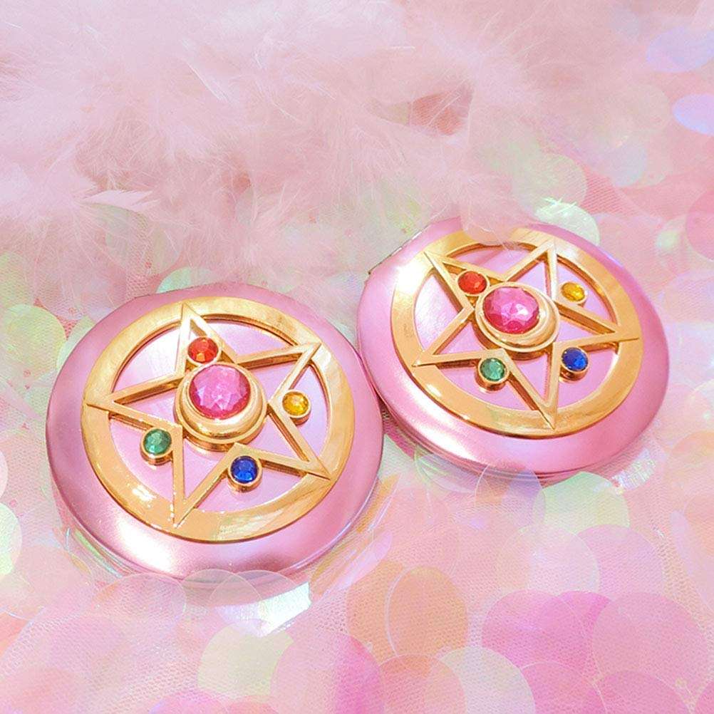 SHOWLOUE Makeup Compact Mirrors, Personal Makeup Mirror Portable Travel Handheld Foldable Double Sided Mirror - Image 6