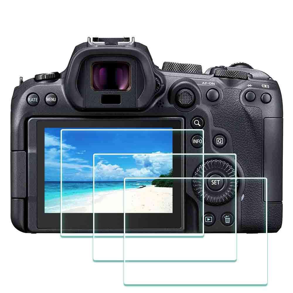 ULBTER [3 Pack] Screen Protector for Canon EOS R7/R6 Mark II/R6 | 9H Tempered Glass | Edge to Edge Protection | Anti-Scratch Anti-Bubble - Image 1