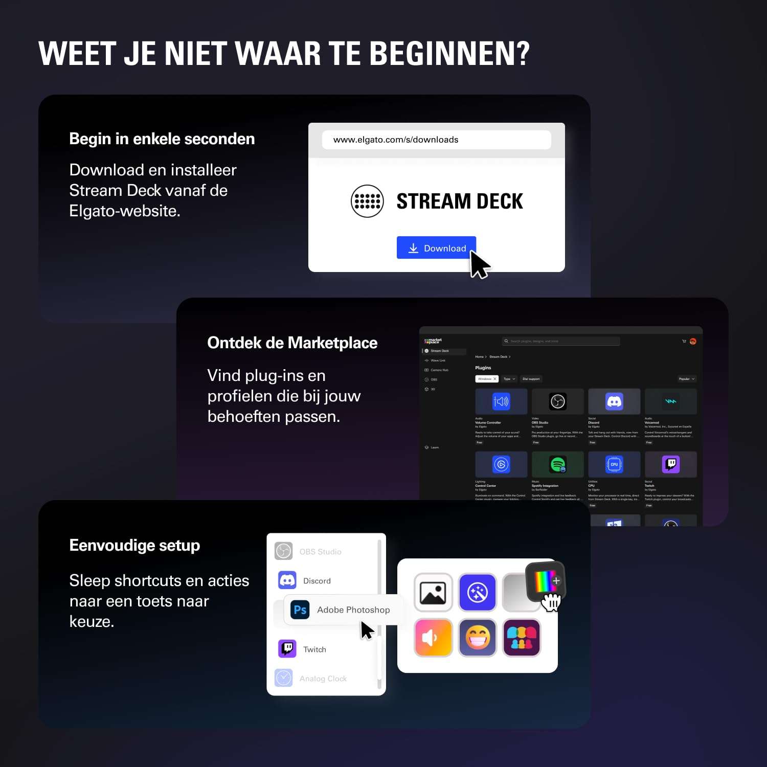 Elgato Stream Deck MK.2 White – Studio Controller, 15 macro keys, trigger actions in apps and software like OBS, Twitch, ​YouTube and more, works with Mac and PC - Image 8