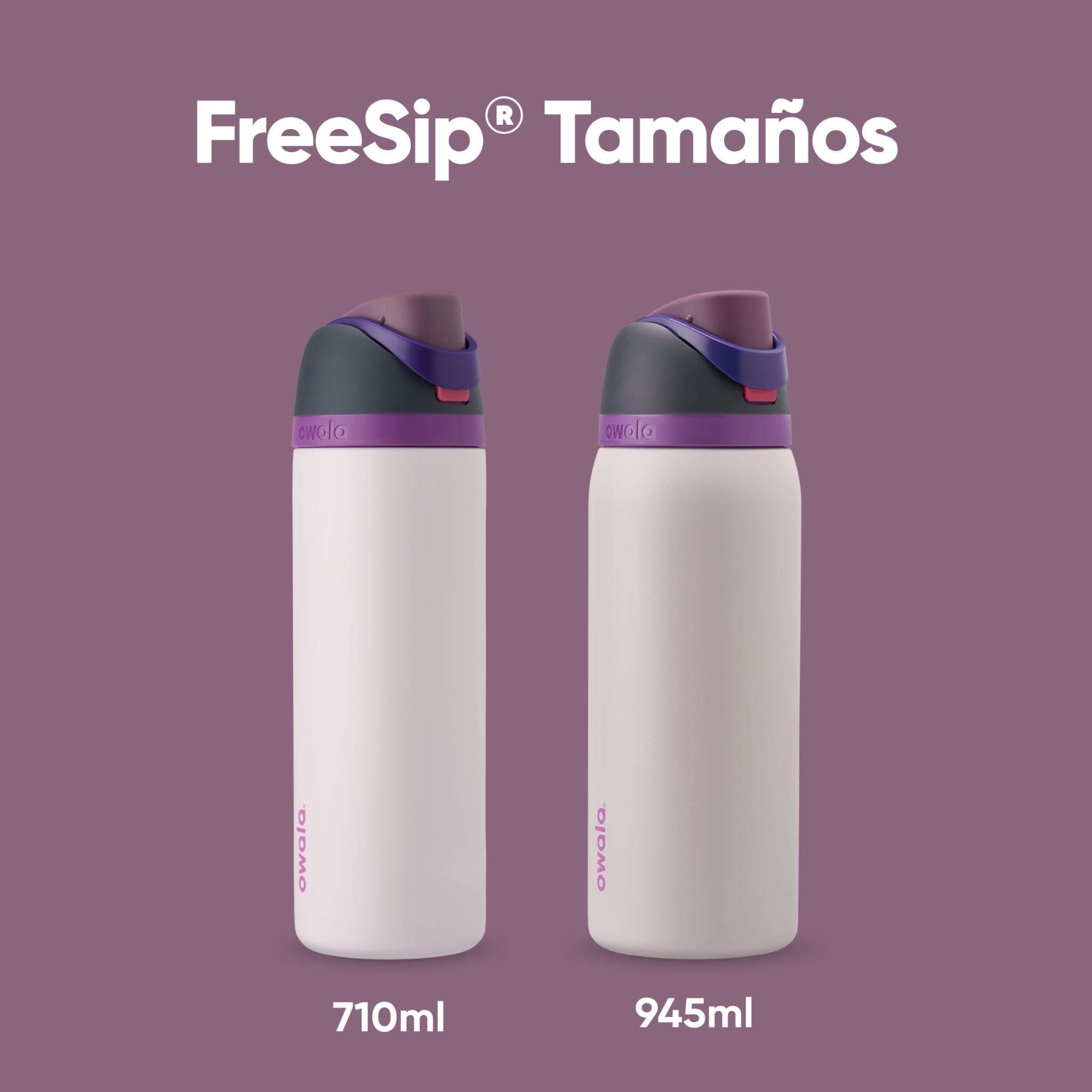 Owala FreeSip Insulated Stainless Steel Water Bottle with Straw for Sports, Travel, and School BPA-Free Sports Water Bottle, 32 oz, Dreamy Field - Image 6