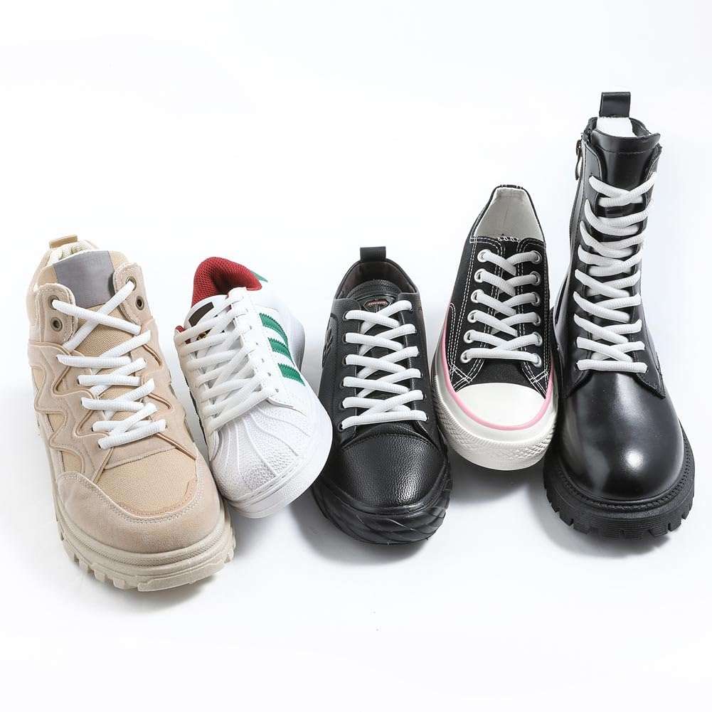 VSUDO Oval Shoe Laces for Sneakers, Basketball Shoelaces, Running Sport Shoestrings or Athletic Shoe Strings - Image 4