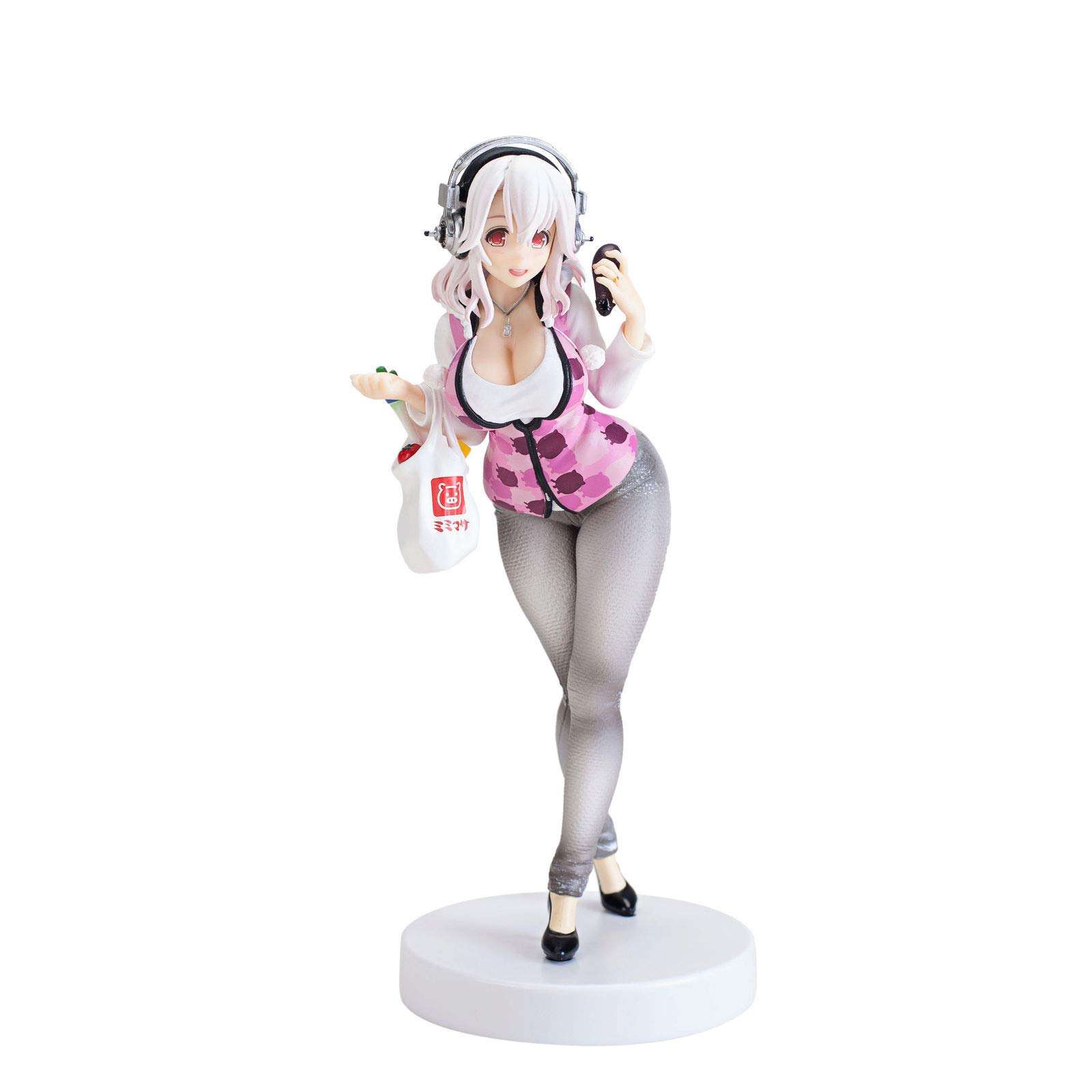 Furyu 7" Nitro Super Sonic: 10th Anniversary Figure Super Sonico-san Figure (Pink Version) - Image 1