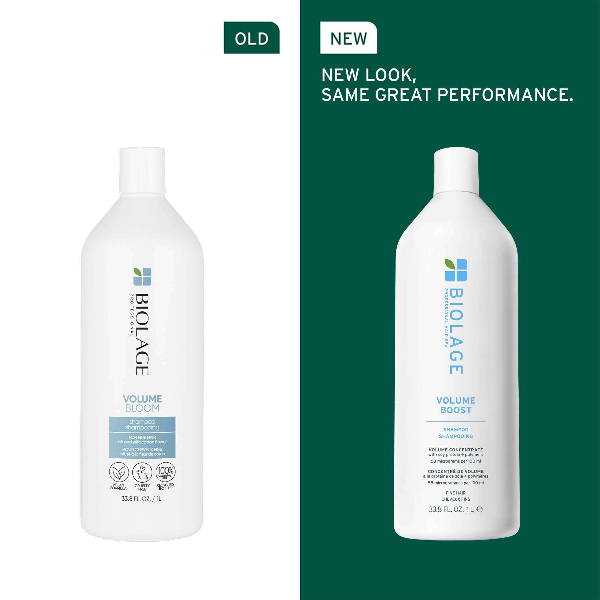 Biolage Volume Boost Shampoo - Long-Lasting Volume, Gently Cleanses, For Fine Hair, Soy Protein & Polymers, Vegan, Paraben-Free - Image 2