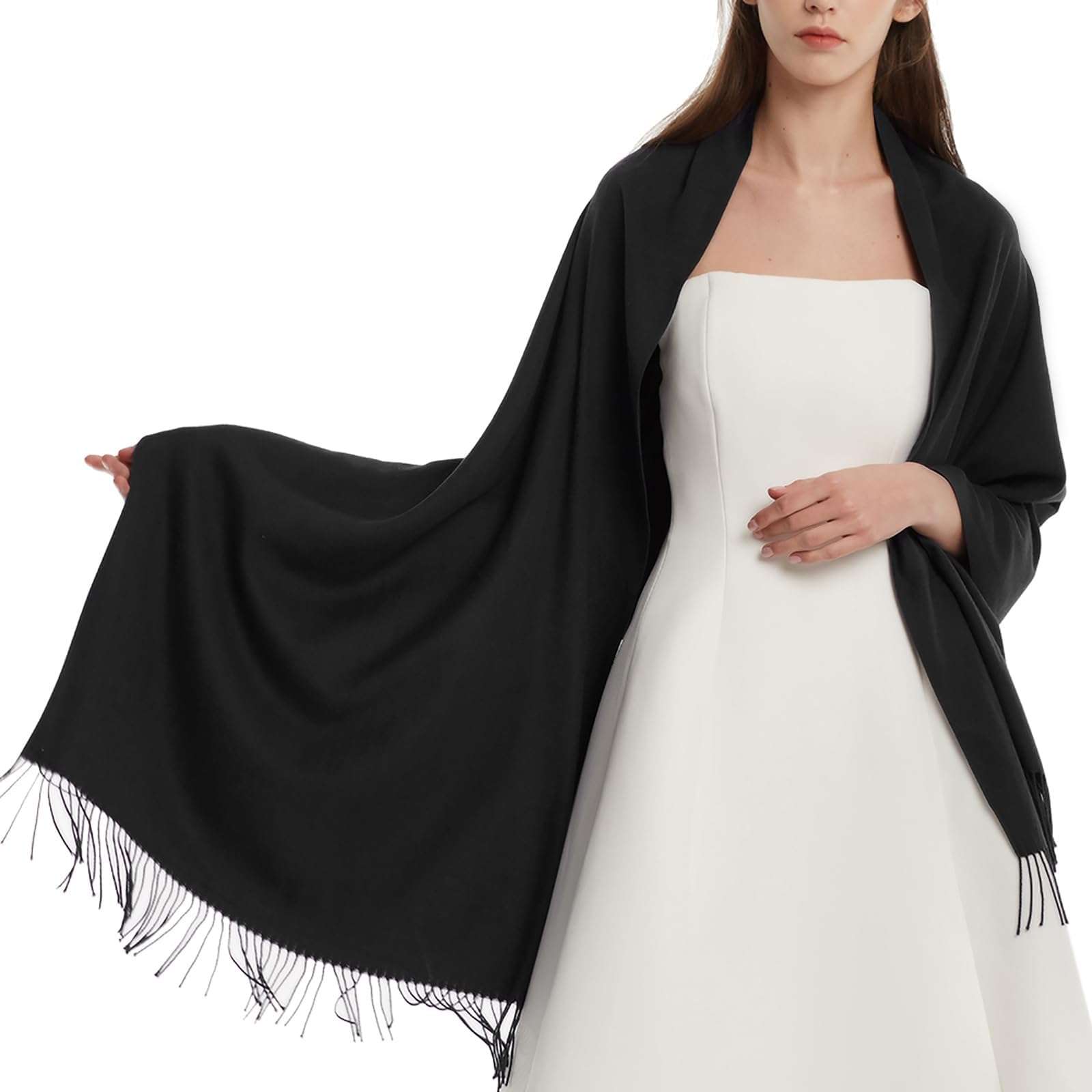 FURTALK Pashmina Shawls and Wraps for Evening Dress Women's Scarf Wedding Bride Bridesmaid Gifts Winter Scarves - Image 4