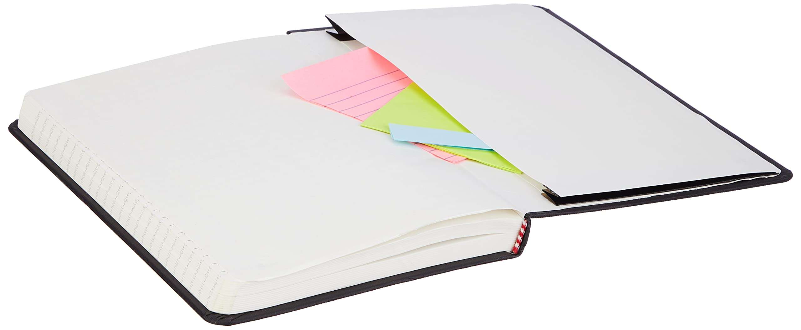 Amazon Basics Classic Lined Notebook, 240 Pages Hardcover, 5 x 8.25-Inch, Black - Image 7