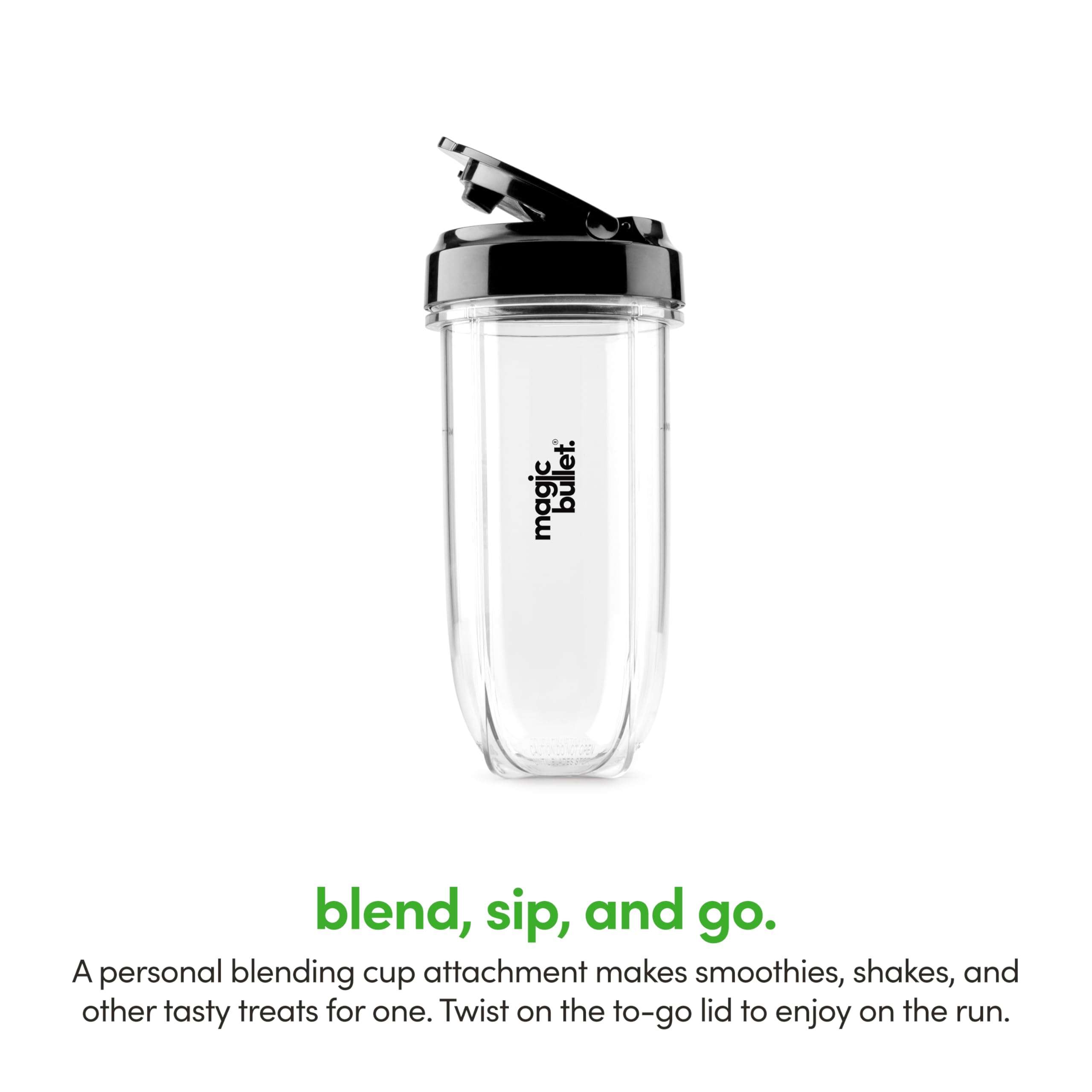 Magic Bullet® Combo Blender, 600W, 48oz Pitcher, 16oz Cup with To-Go Lid, Easy Cleaning, Cross Blade, for Smoothies, Sauces, Shakes, Salsa, Hot Blends, Silver, MBF50200 - Image 9
