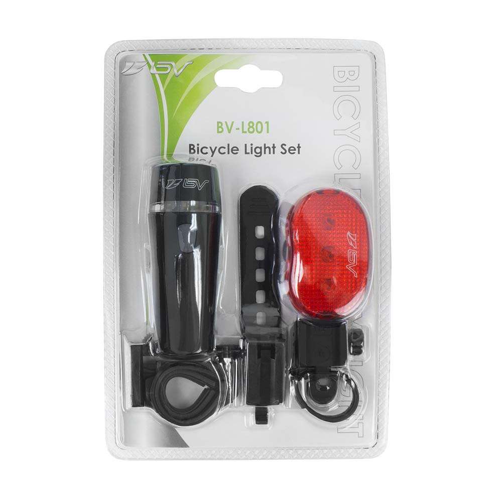 BV Bike Lights, Super Bright with 5 LED Bike Headlight & 3 LED Rear, Bike Lights for Night Riding with Quick-Release, Waterproof Bicycle Light Set, Bike Accessories, Bicycle Accessories, Flashlight - Image 7