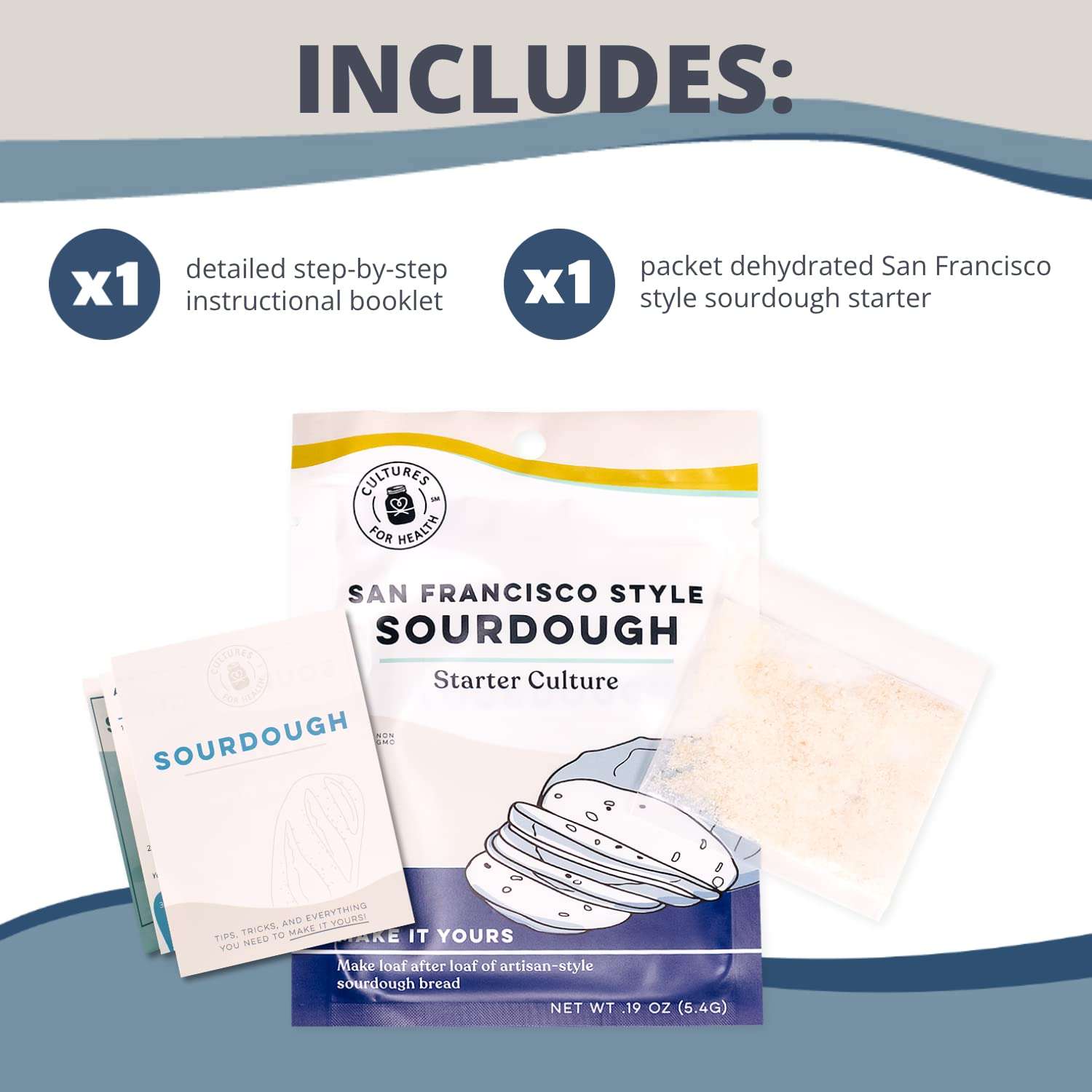 Cultures for Health San Francisco Sourdough Style Starter Culture | Homemade Artisan Bread | Heirloom, non-GMO | Live Culture Bread Mix | Easy to Follow Recipe - Image 3