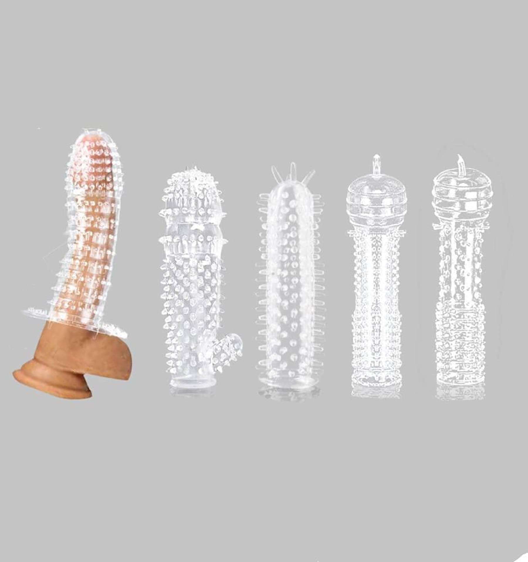 Condoms for Men, 5 Pieces, Transparent - Image 7
