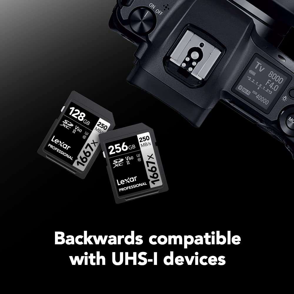 Lexar 256GB Professional 1667x SD Card, UHS-II, C10, U3, V60, Full HD, 4K, Up To 250MB/s Read SDXC Memory Card, for Professional Photographer, Videographer, Enthusiast (LSD256CBNA1667) - Image 5