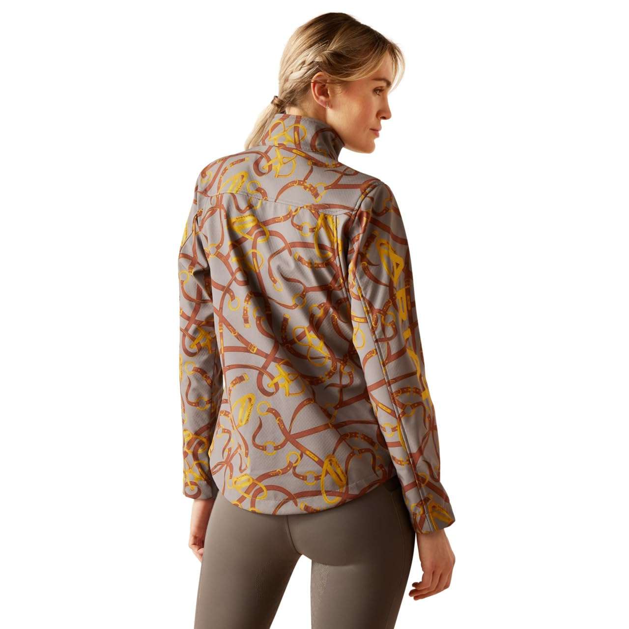 ARIAT Womens New Team Softshell Print Jacket - Image 2
