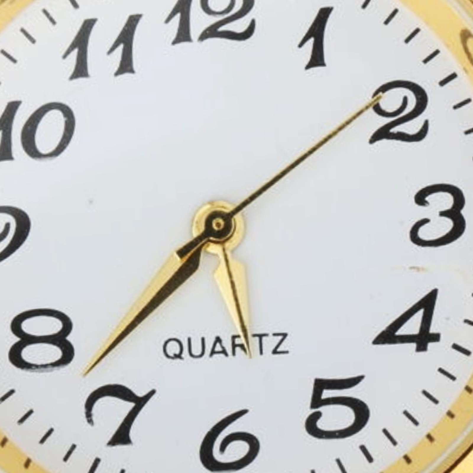 Fenteer 1-7/16 Inch (36 mm) Clock Insert Fit Diameter 1-3/8 Inch (35 mm) Hole, Arabic Numerals, Aureate - Image 5