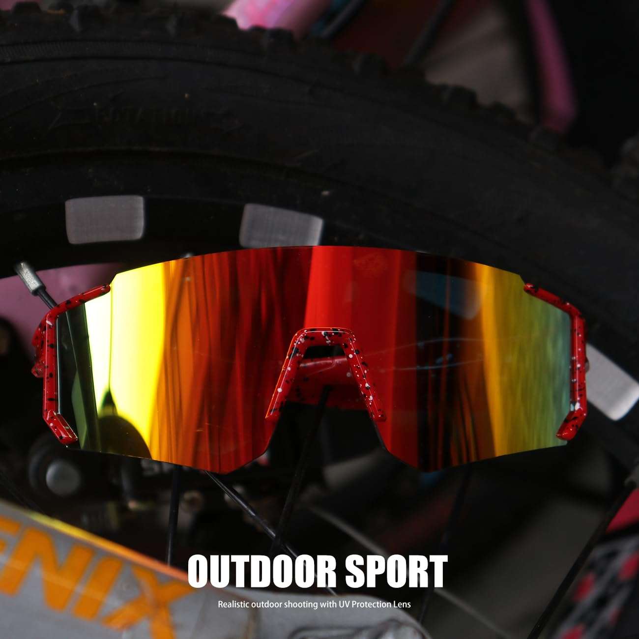 SEKKAF Youth Baseball Sunglasses for Boys Girls Age 6-12 Softball Cycling Sports Sunglasses for Kids Lightweight Frame - Image 3