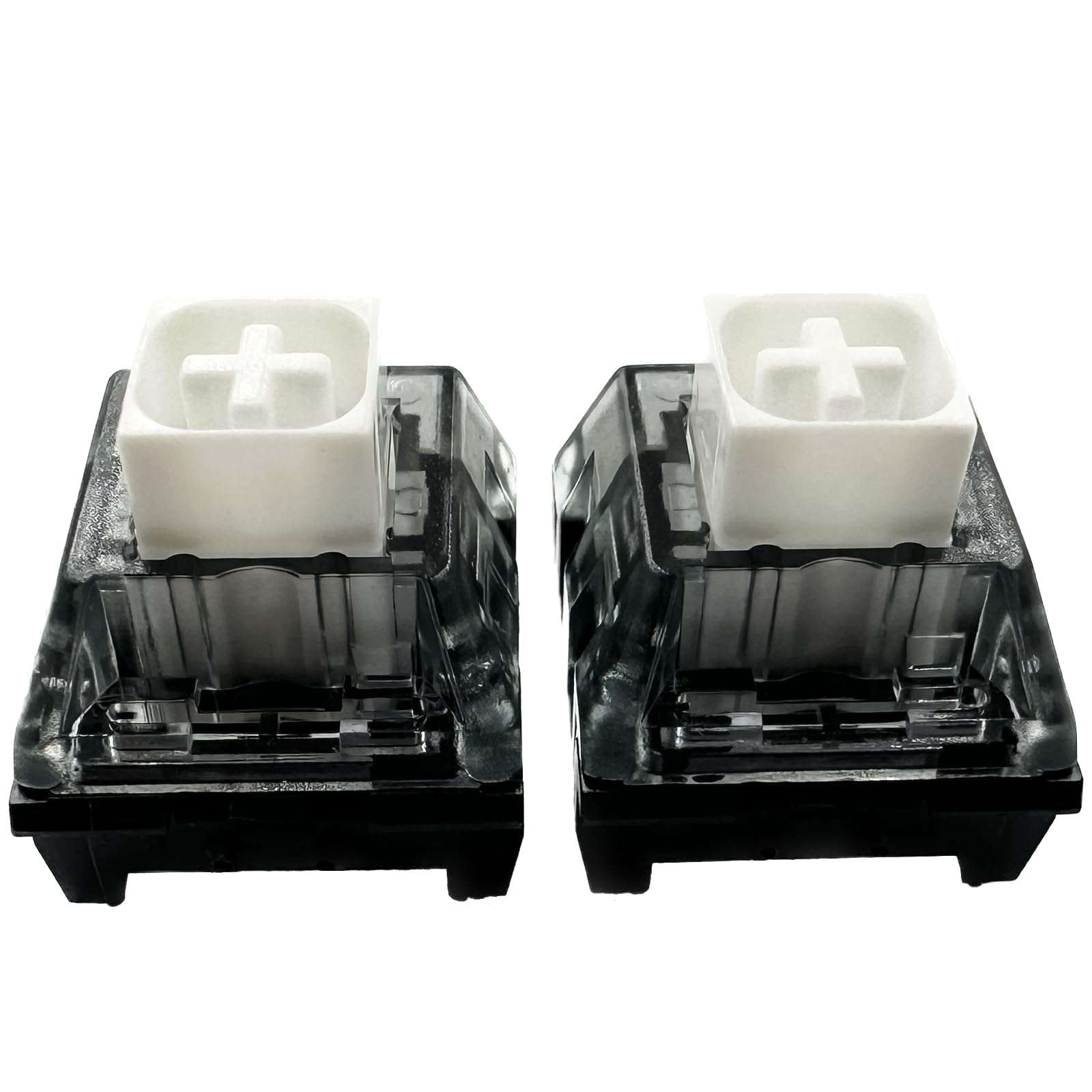 Zjmehty Kailh Box White V2 Switches for MX Mechanical Gaming Keyboard,5-Pin 45gf Clicky/Dust&Waterproof/Pre lubed Switches(White,108pcs) - Image 1