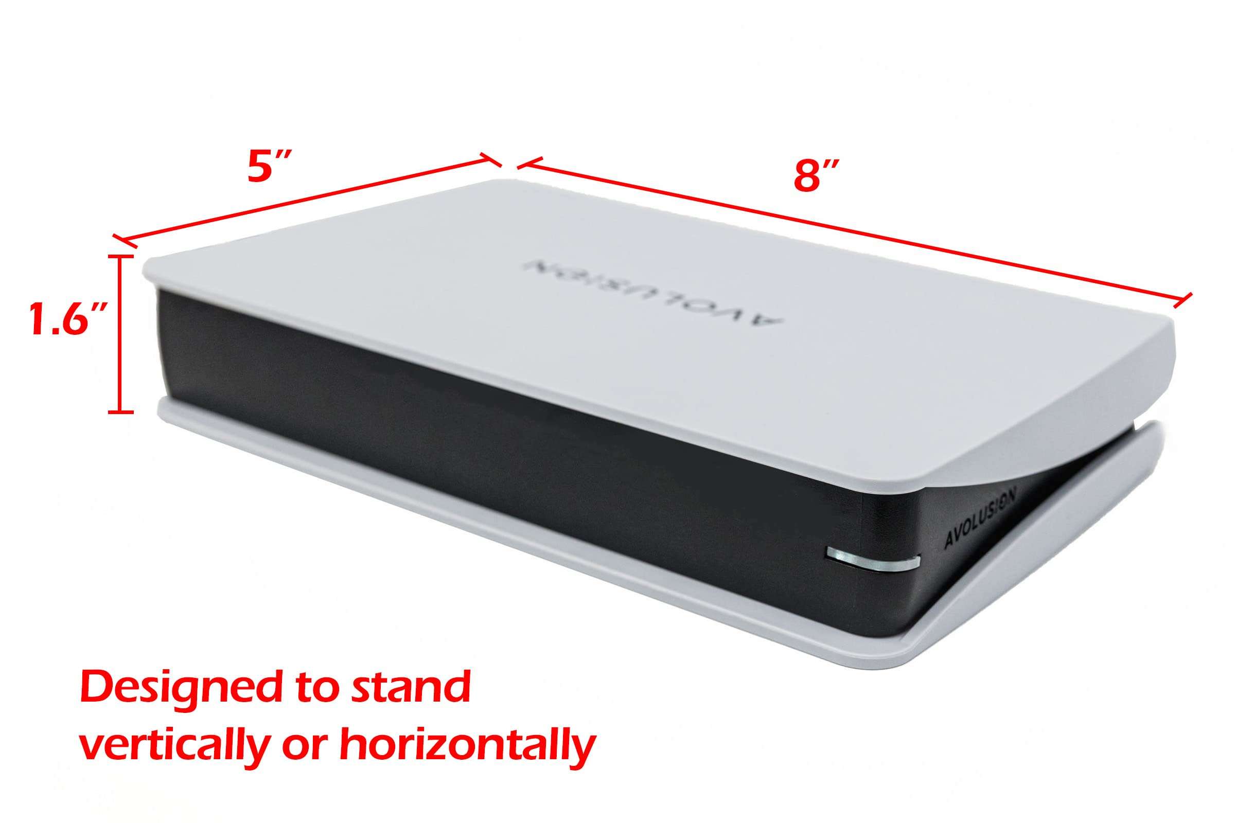 Avolusion PRO-5Y (White) 3TB USB 3.0 External Gaming Hard Drive for PS5 / PS4 Game Console - 2 Year Warranty (Renewed) - Image 6
