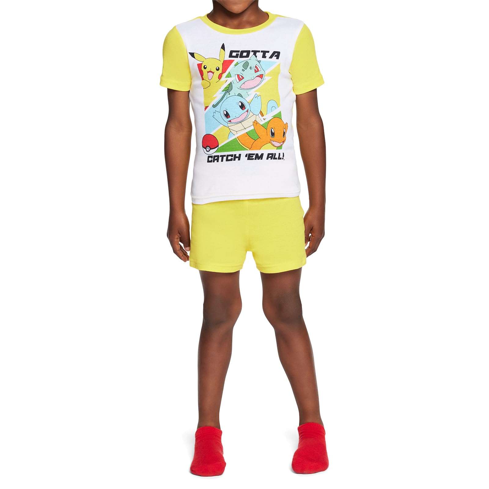 Pokémon Boys' 6-Piece Snug-fit Cotton Pajama Set, Soft & Cute for Kids - Image 2