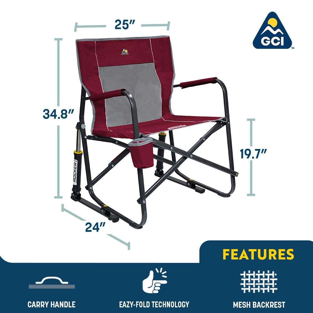 GCI OUTDOOR Freestyle Rocker Outdoor Rocking Chair with Beverage Holder - Image 2