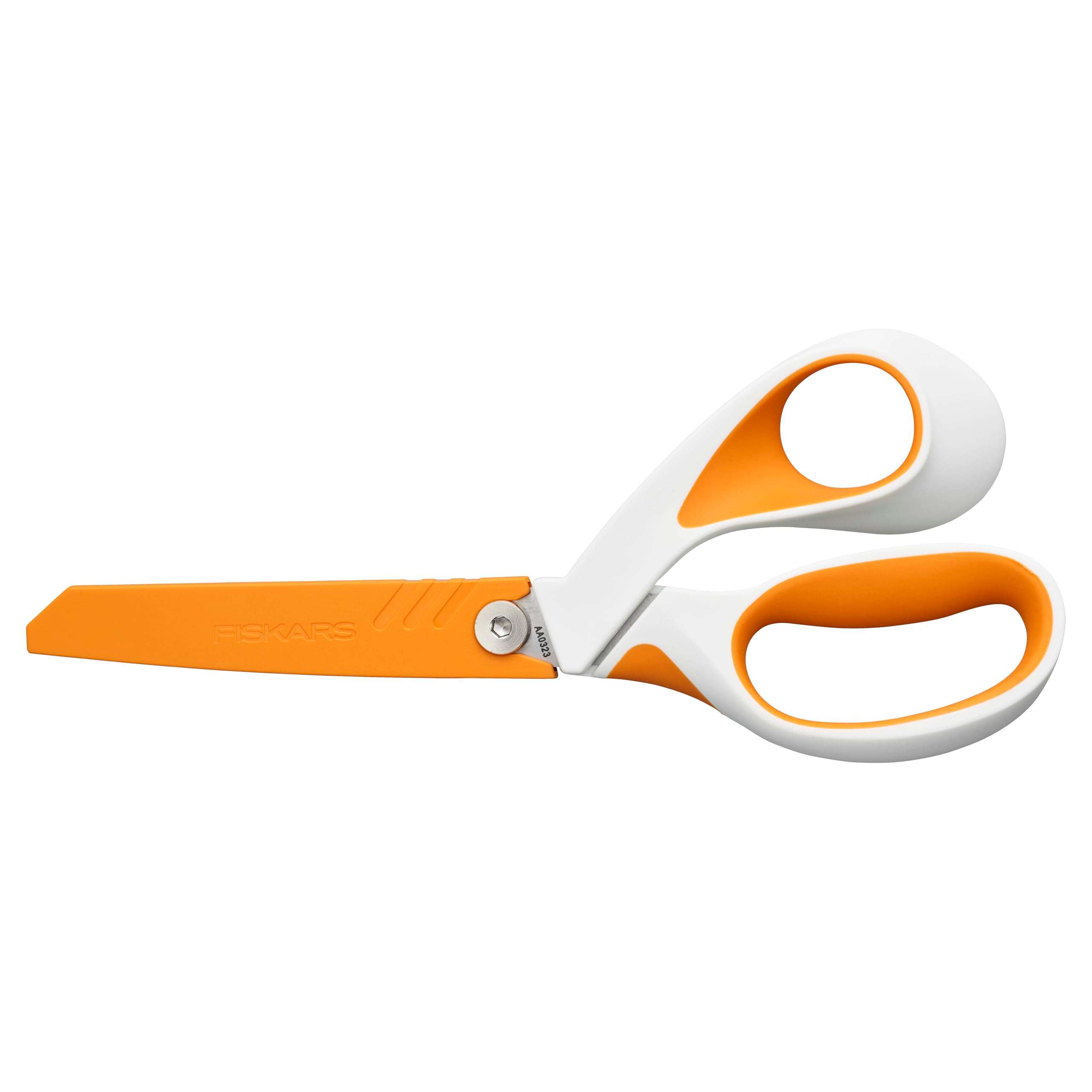 Fiskars RazorEdge Fabric Scissors - 8" Heavy Duty Fabric Shears with SoftGrip Ergonomic Handle, Premier Grade Stainless Steel Blades - Image 2