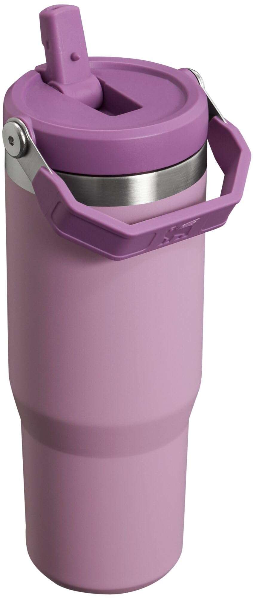 Stanley IceFlow Flip Straw Tumbler with Handle 30 oz | Twist On Lid and Flip Up Straw | Leak Resistant Water Bottle | Insulated Stainless Steel |BPA-Free | Lilac - Image 3