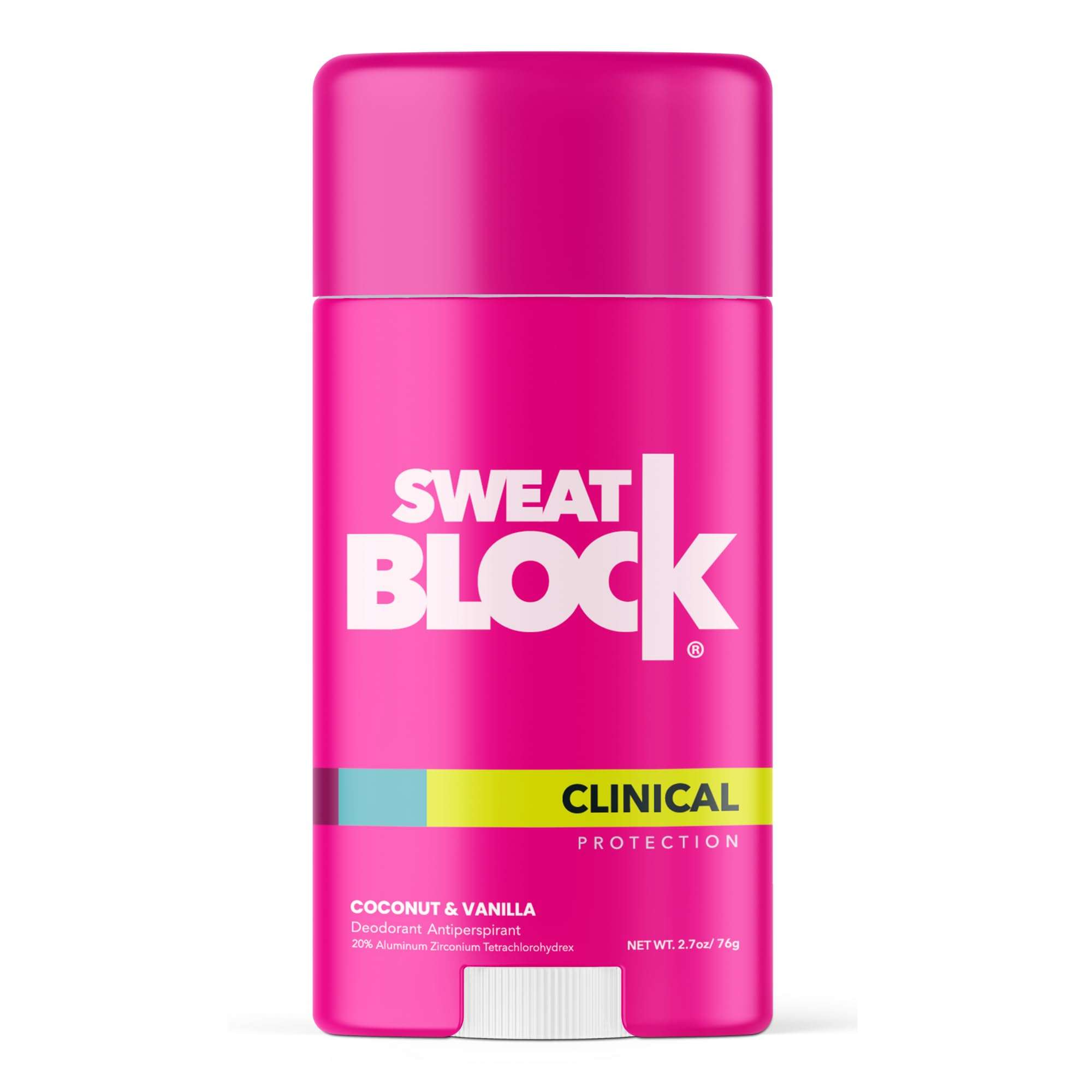 SweatBlock Clinical Strength Deodorant for Women Coconut and Vanilla Scent 48 Hour Sweat and Odor Protection Daily Use Formula Designed for Long-Lasting Freshness and Confidence Dermatologist Tested - Image 1