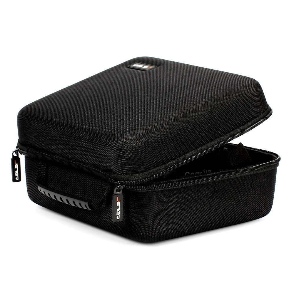 JSVER Hard Travel Storage Case For Meta Quest 3S Carrying Case for Oculus Quest 3S/ Quest 3/Quest 2/ Quest/Oculus Go/Samsung Gear Virtual Reality Headset Gamepad Game Controller Kit - Image 4
