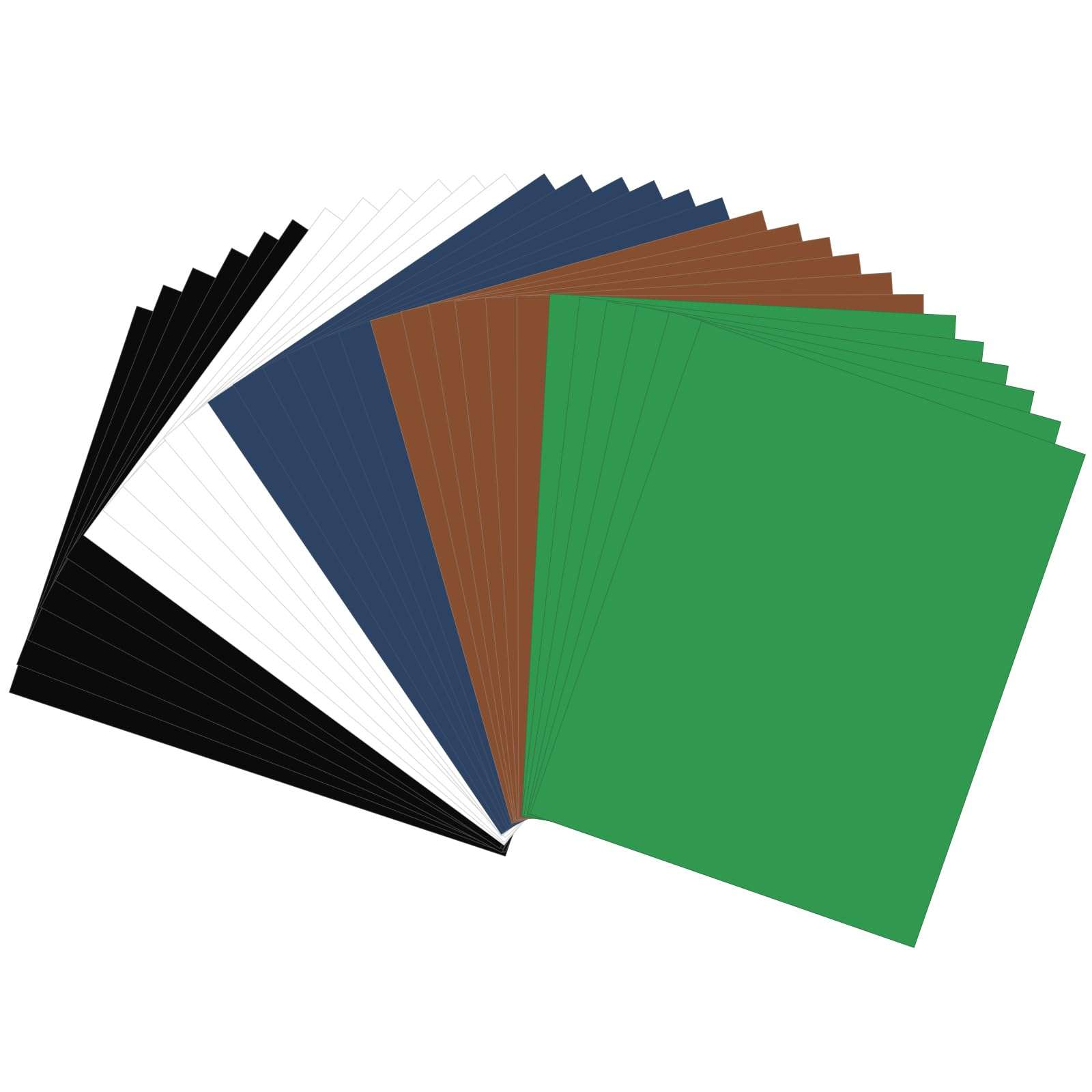 JULBEAR 30 Sheets Colored Cardstock, 5 Football Colors 180gsm 8.5 x 11 Inches Colorful Pastel Printer Construction Paper for Kids Scrapbook School Office Printing DIY Craft, Card Making - Image 1