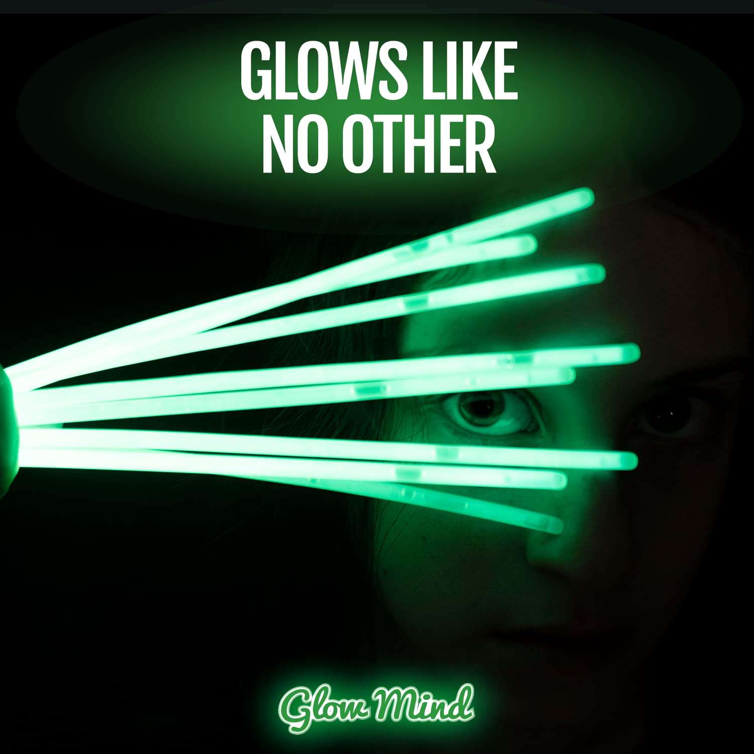 100 Ultra Bright Glow Sticks Bulk Party Pack - Halloween Glow in the Dark Party Supplies Pack - 8" Glowsticks Party Favors with Bracelets and Necklaces - Image 2