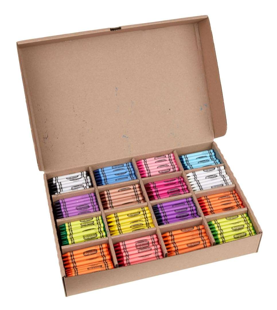 Crayola Bulk Crayon Classpack - 800ct (16 Colors), Bulk Teacher Supplies & Classroom Essentials for Back to School, Arts & Crafts Crayons for Kids, 3+ - Image 3