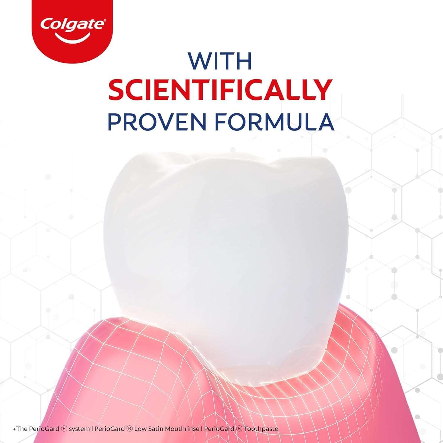 Colgate Gum Protection PerioGard Toothpaste 90grm/3.2oz Helps Fight Plaque Dual Active Formula Helps to Keep Gums Healthy + V4L 125 Sheets Multifold Paper Towel Free - Image 9