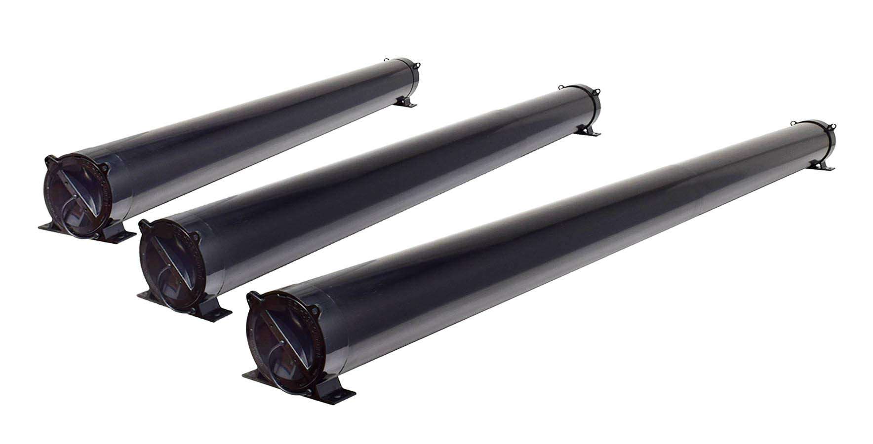 Valterra A04-5094BK RV Adjustable EZ Hose Carrier with Lockable Door Cap, Black - Image 5