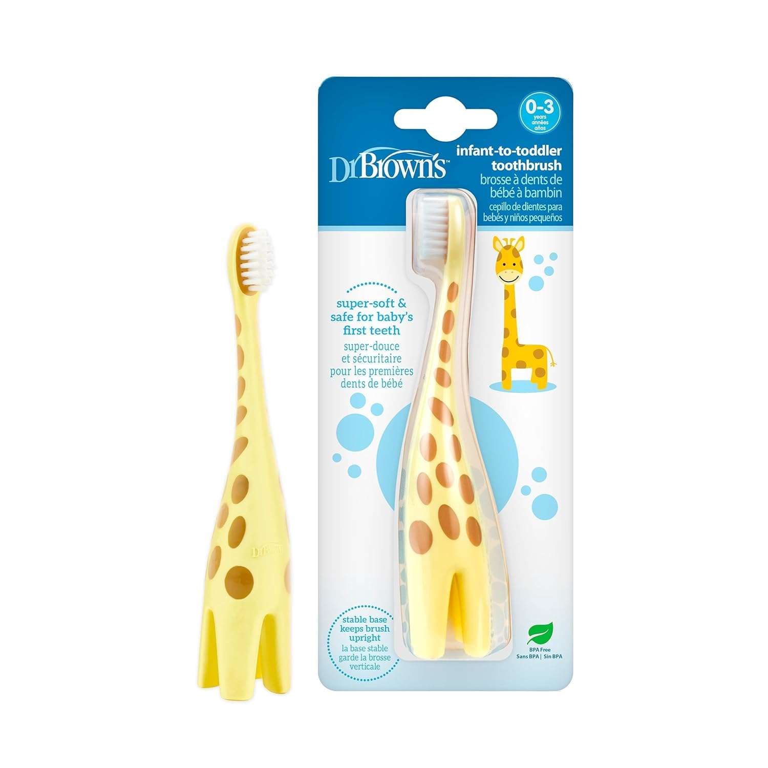 Dr. Brown's Infant-to-Toddler Toothbrush, Giraffe - Image 13