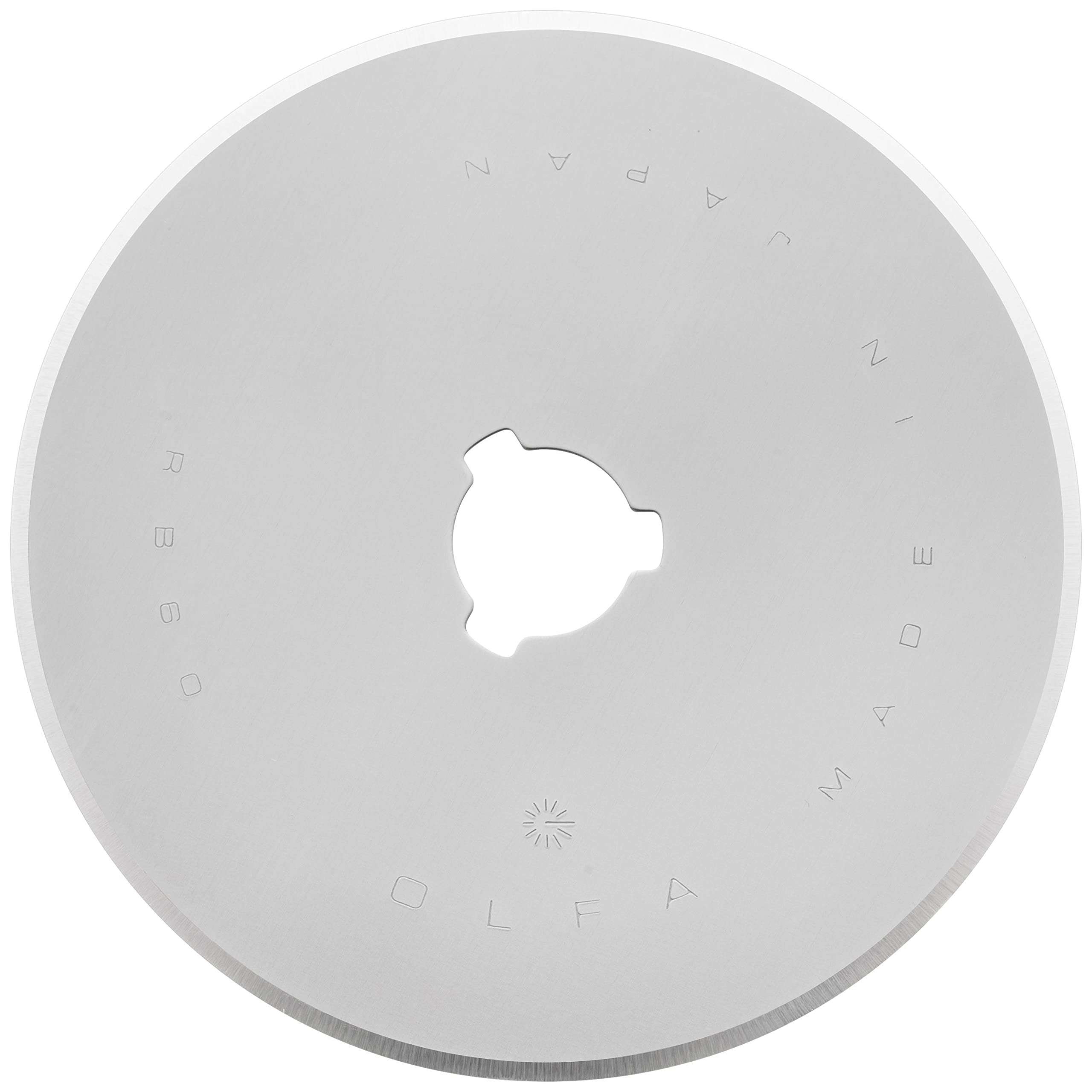 OLFA 60mm Rotary Cutter Replacement Blades, 5 Blades (RB60-5) - Tungsten Steel Circular Rotary Fabric Cutter Blade for Crafts, Sewing, Quilting, Fits Most 60mm Rotary Cutters - Image 2