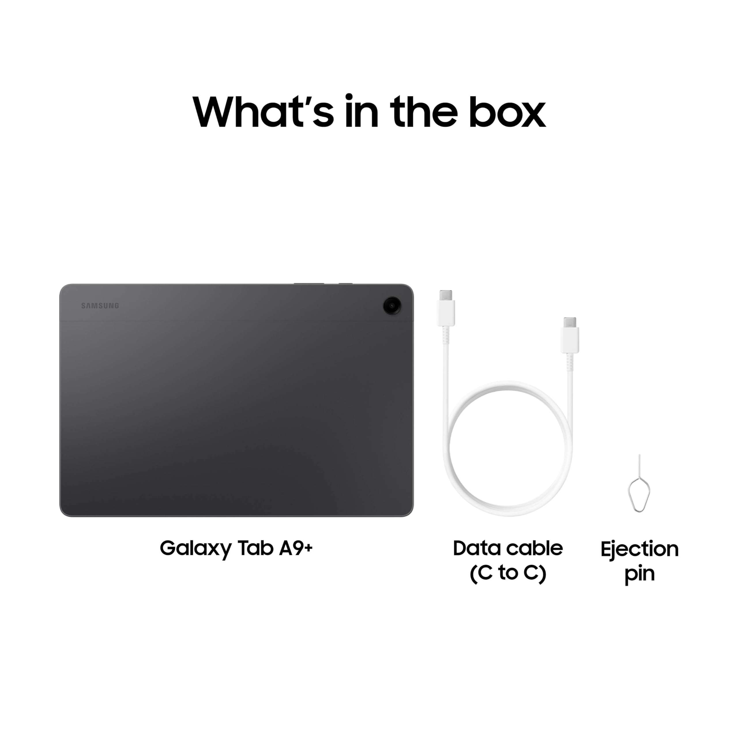 Samsung Galaxy Tab A9+ Tablet 11” 64GB Android Tablet, Big Screen, Quad Speakers, Upgraded Chipset, Multi Window Display, Slim, Light, Durable Design, US Version, 2024, Graphite - Image 9